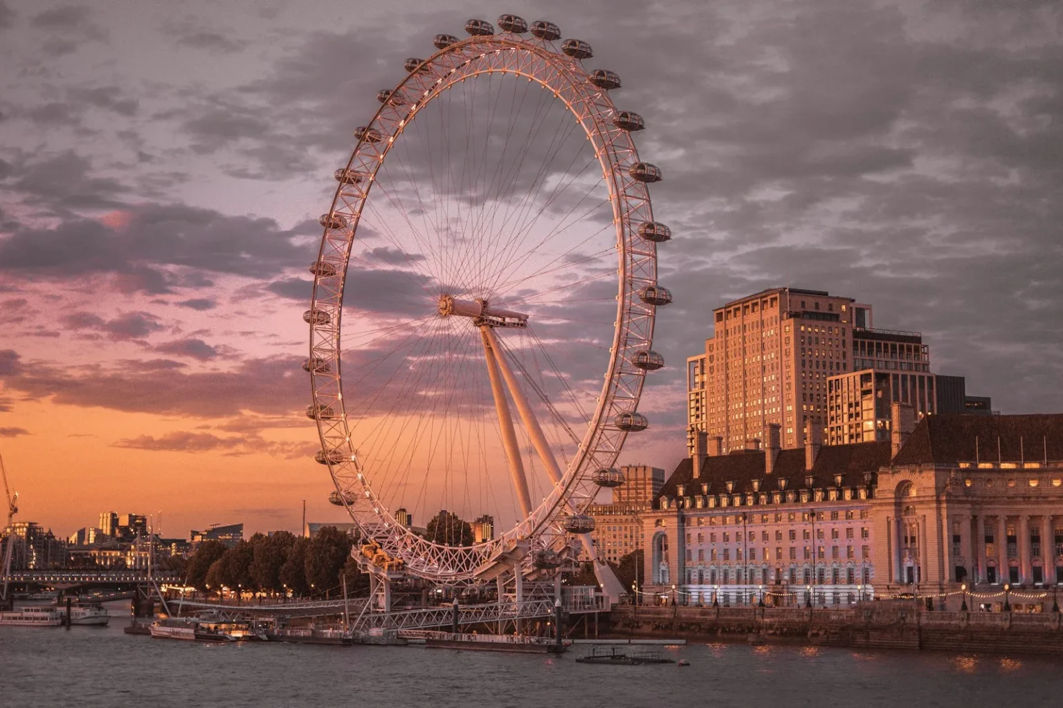 Visiting London City? Avoid these 20 Costly Mistakes - a large ferris wheel sitting in