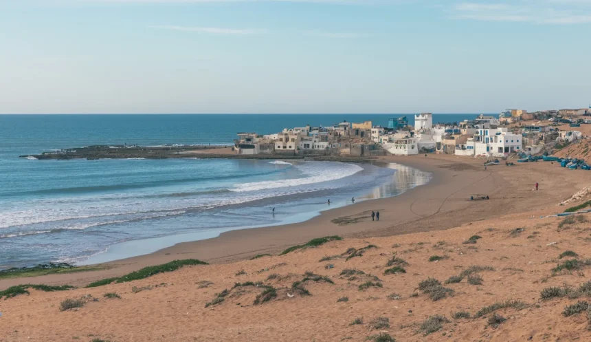Morocco beach getaways couples - a view of a beach with