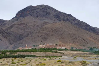 Most beautiful places Morocco - A remote village nestled in a