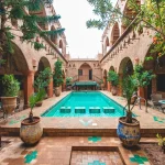 Best riads Morocco - Charming pool courtyard of a traditional
