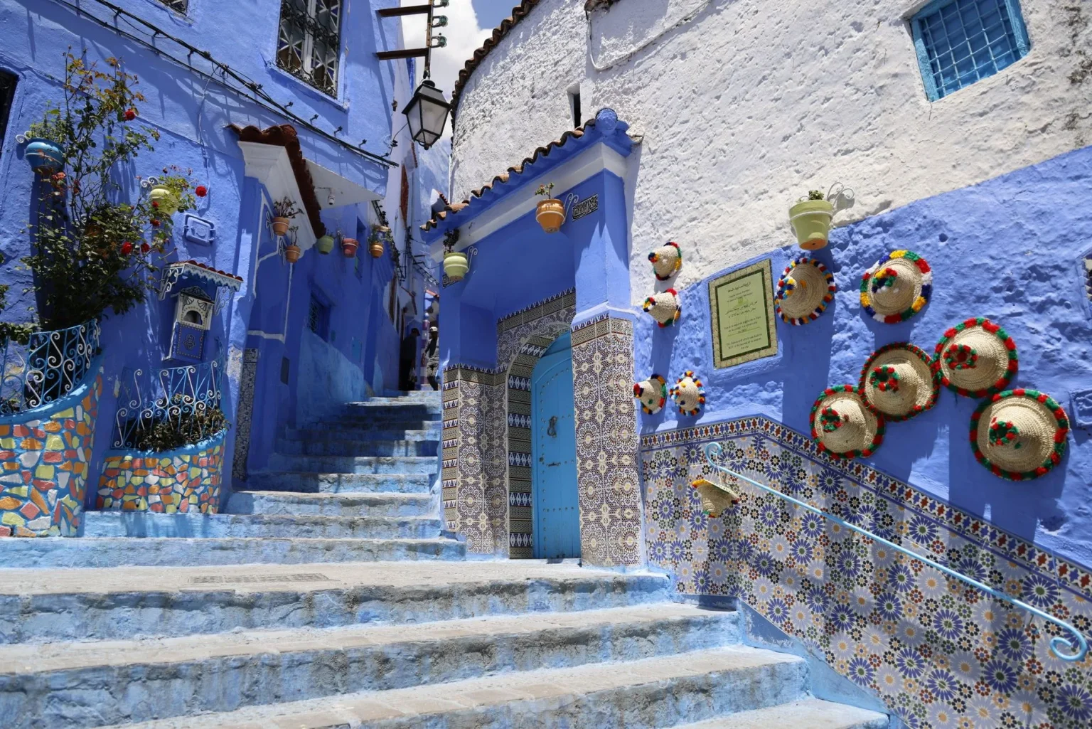 Chefchaouen blue city Morocco - Explore the captivating blue streets of