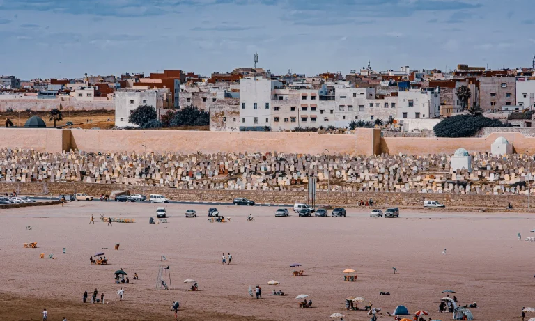 Morocco best beaches - View of a beach and a