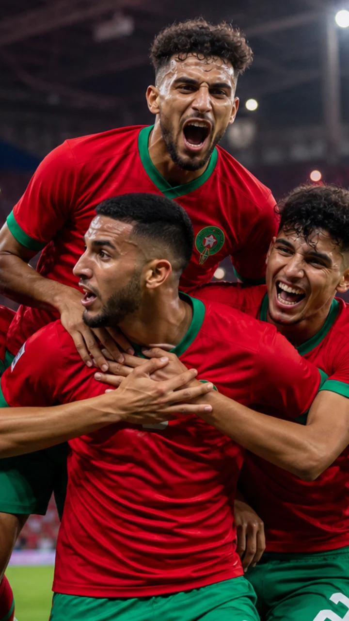 Morocco football Web Story portrait image