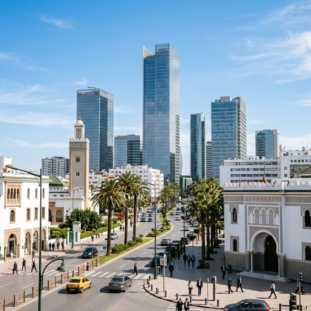 Casablanca Business Center Skyscrapers